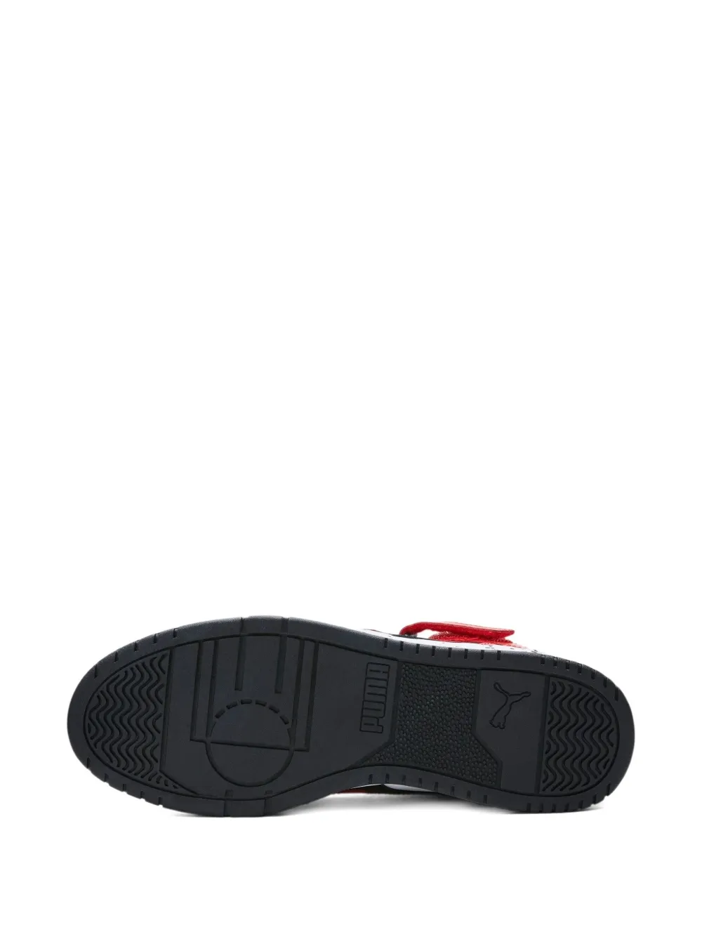 Puma Rbd Game Varsity Patch Sneakers In Red