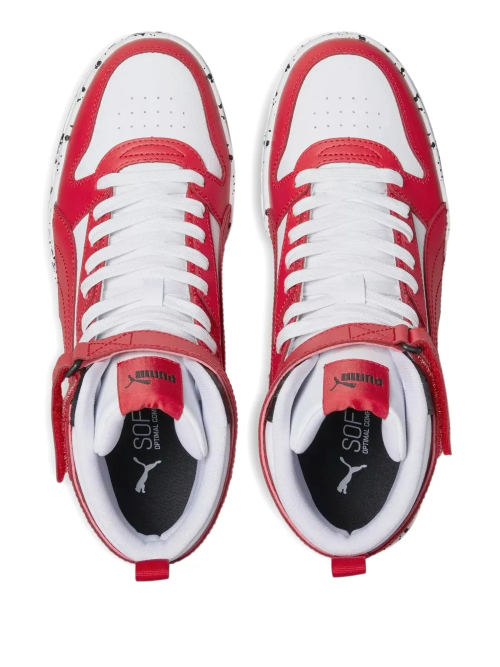 Puma Rbd Game Varsity Patch Sneakers In Red