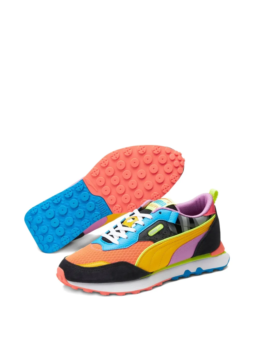 PUMA Rider multi-panel sneakers Orange