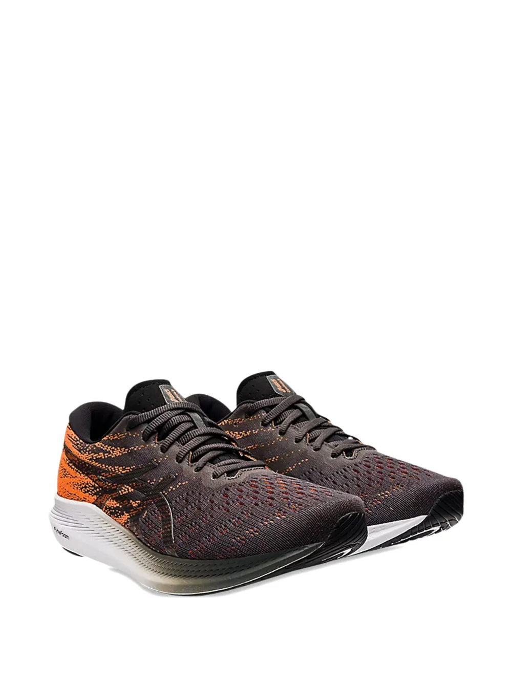 ASICS EvoRide 3 "Obsidian Grey Shocking Orange Black" sneakers Brown