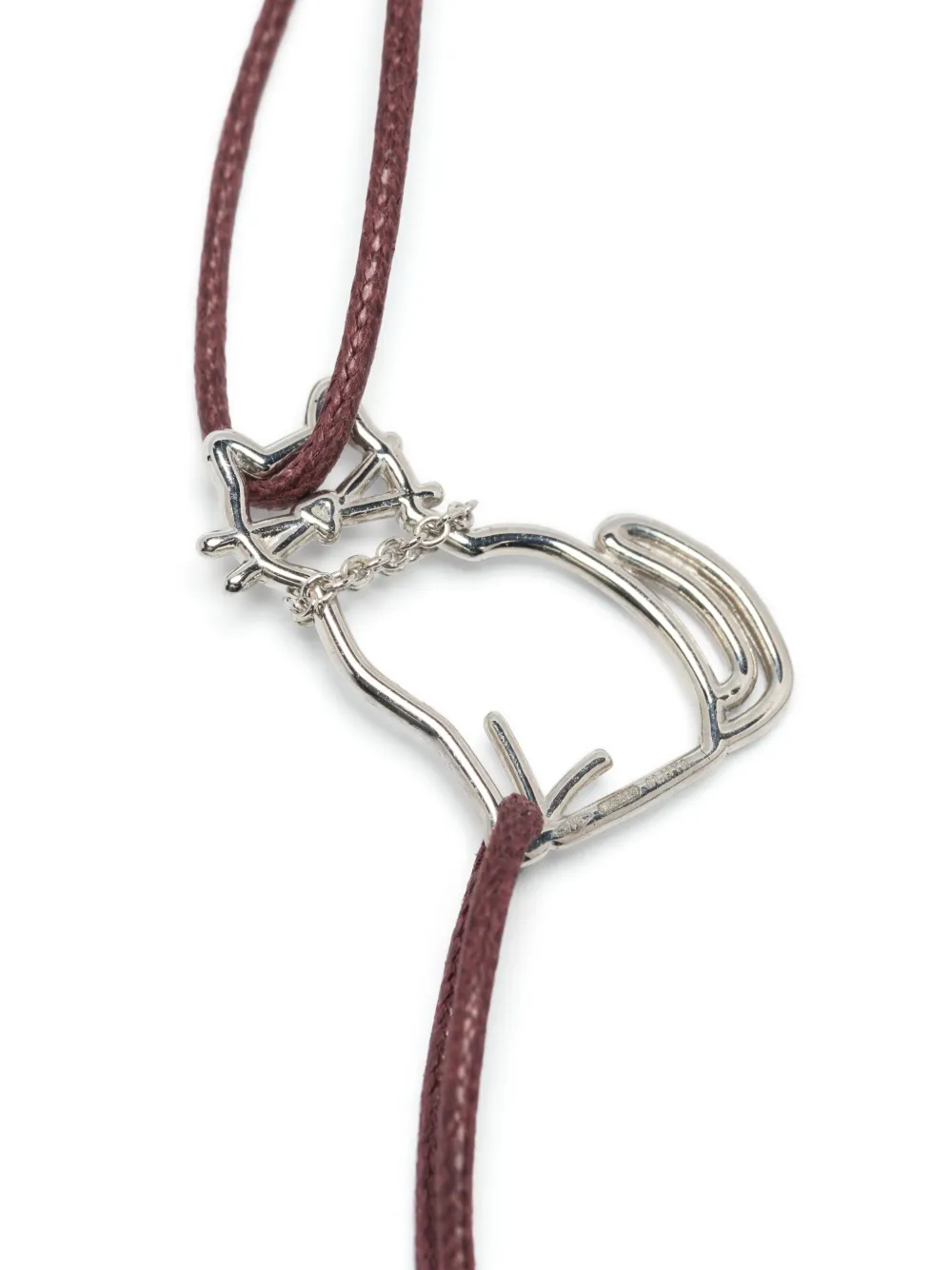 Aliita 9kt white gold Miau bracelet - Zilver