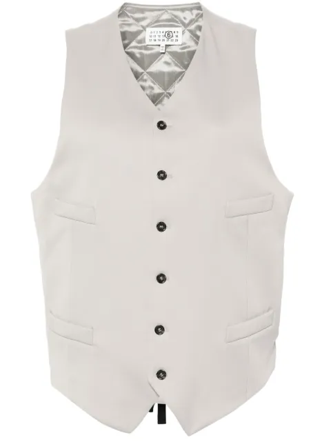 MM6 Maison Margiela V-neck padded waistcoat