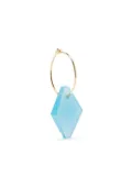 Aliita 18kt yellow gold Rombo jade earring