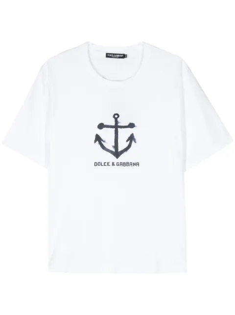 Dolce & Gabbana Marina-print cotton T-shirt