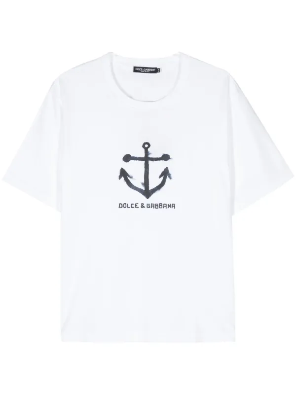 【関税込み】Dolce&Gabbana ホワイト Marina Tシャツ Dolce & Gabbana Marina Tシャツ | ホワイト | FARFETCH JP