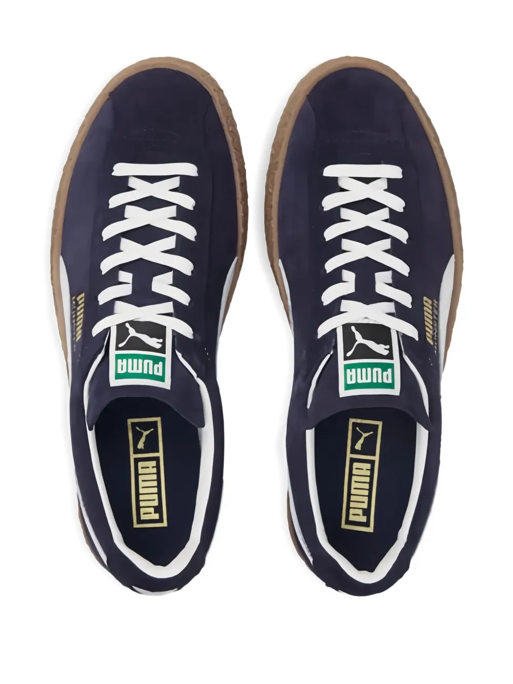 Puma Muenster Og "new Navy/white" Sneakers In Blue