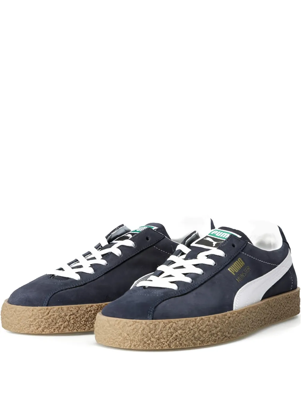Puma Muenster Og "new Navy/white" Sneakers In Blue