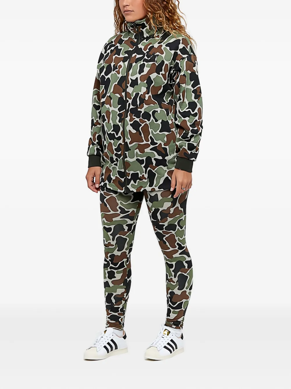 Adidas Stadium Originals Camo Green track jacket - Groen