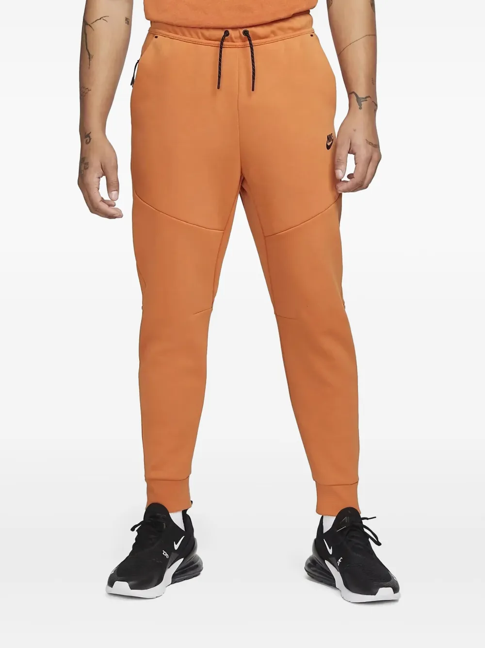 Nike Tech Fleece joggers | Orange | Image 1