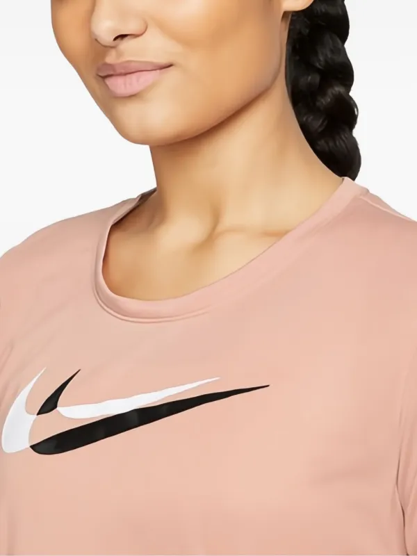 pink nike swoosh tshirt