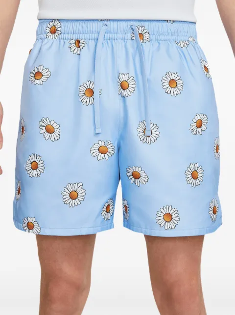Nike shorts con estampado floral