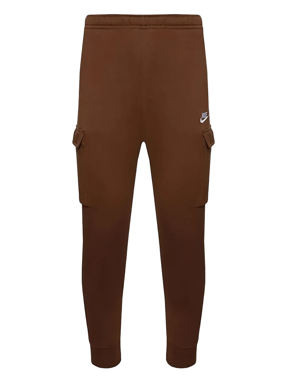 Nike embroidered-logo track pants - Marrone