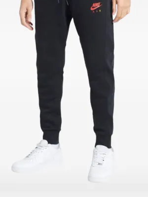 Nike Swoosh-embroidered Track Pants | Black | FARFETCH GE
