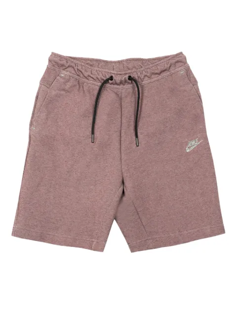 Nike tech fleece "Dark Wine/Black" track shorts