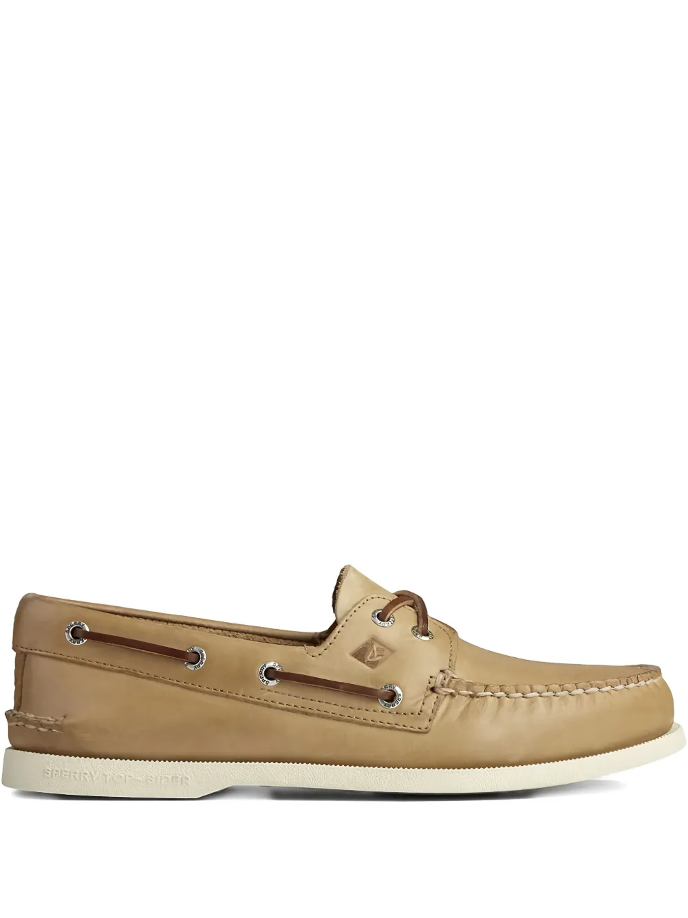 Sperry Top-Sider Authentic Original two-eyelet leather boat shoes | Neutrals | Image 1