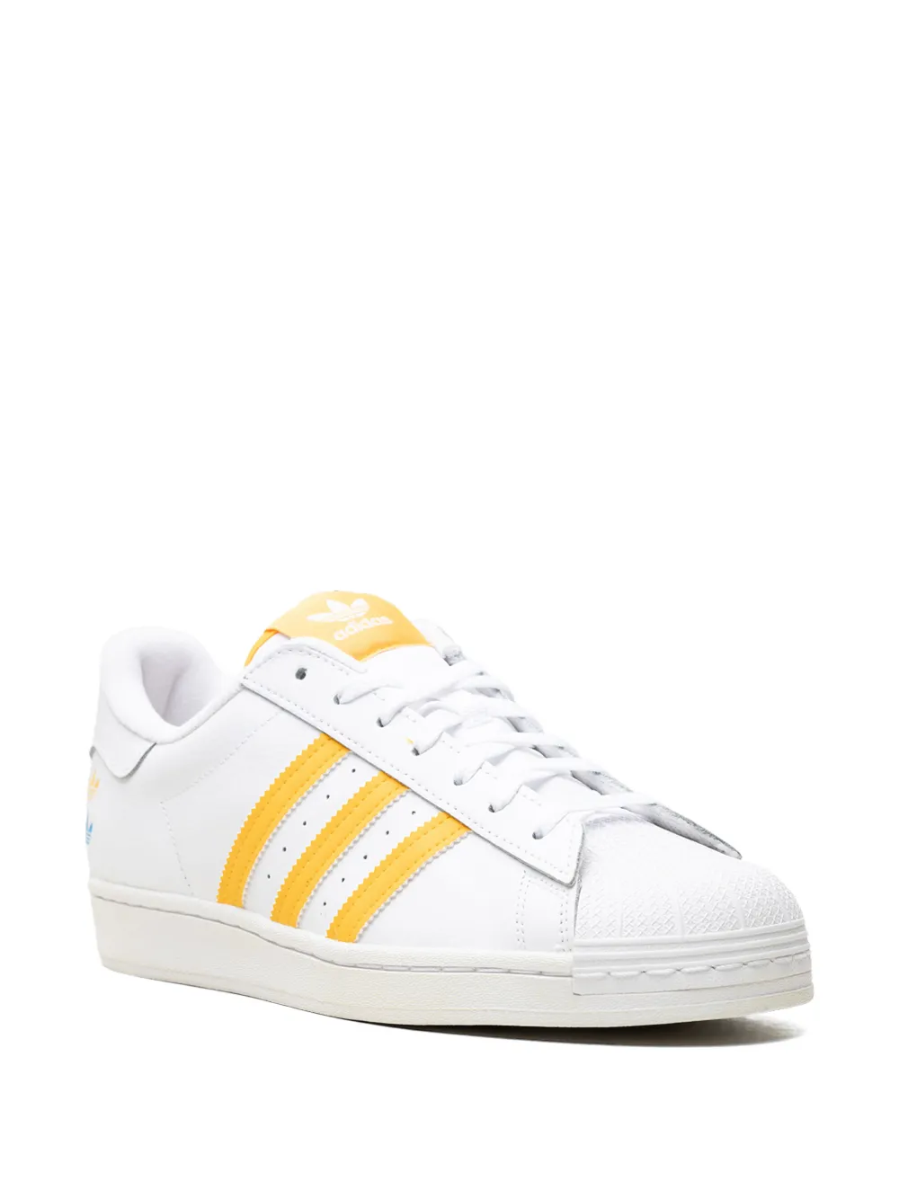 adidas Superstar "Cloud White Team College Gold" sneakers Wit