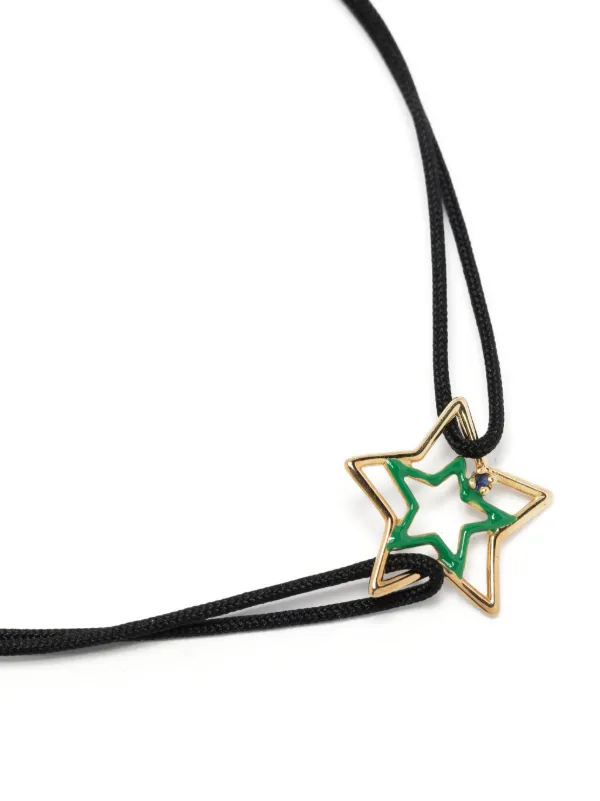 Aliita 9kt Yellow Gold Estrella Sapphire Bracelet | Black