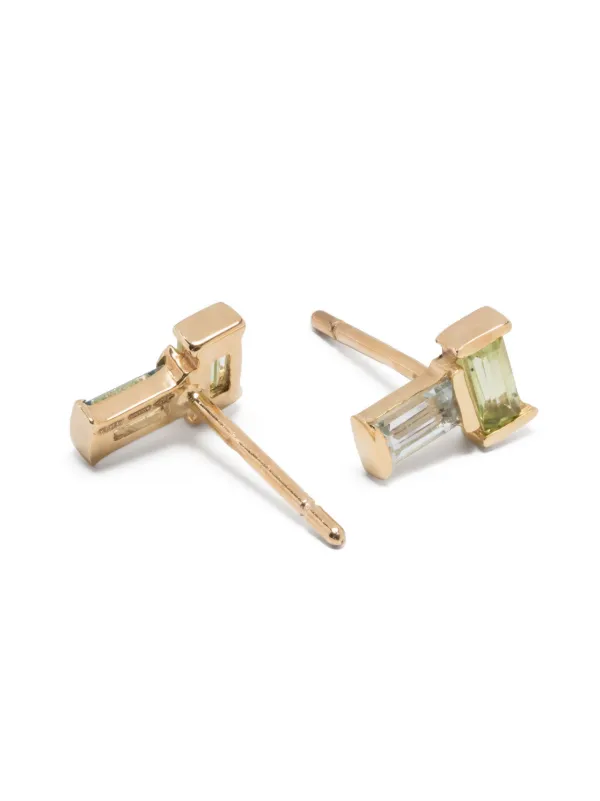 Aliita Tu Y Yo アクアマリン＆ペリドット ピアス 18Kイエロー