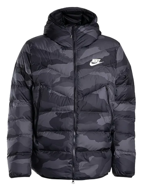 Nike down-fill camouflage puffer jacket