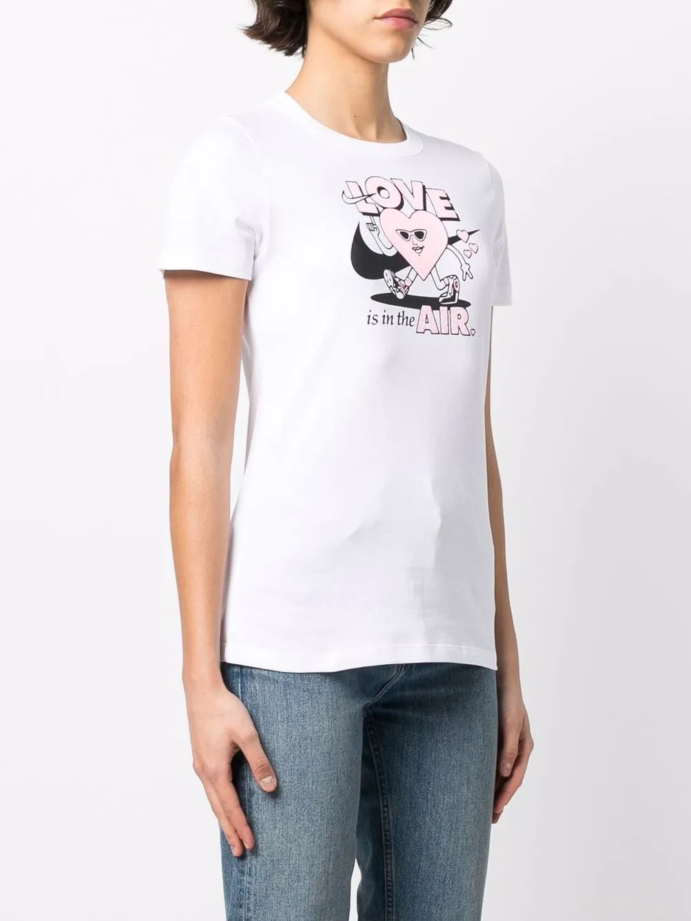 Nike T-shirt met tekst 100 WHITE