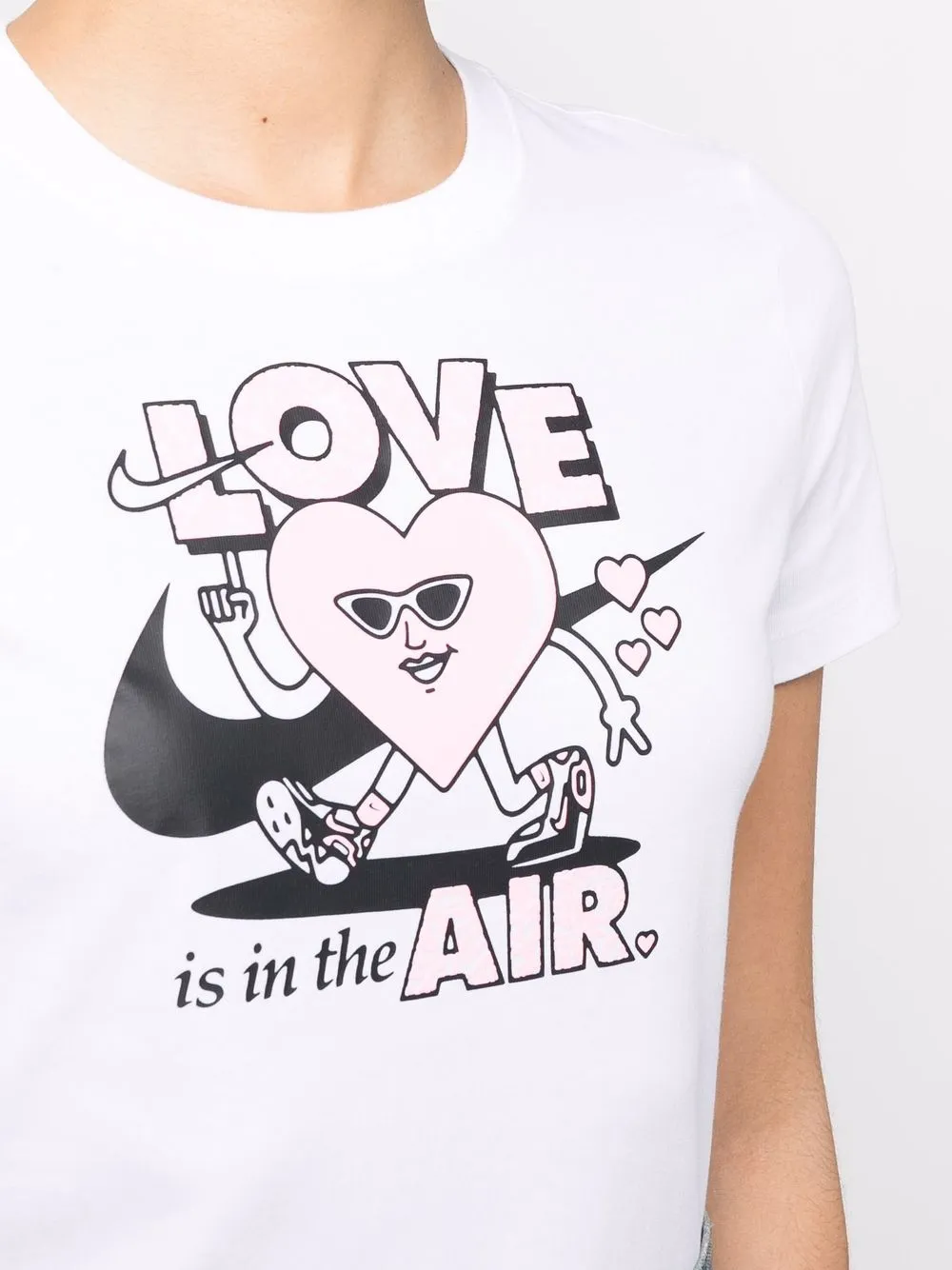 Nike T-shirt met tekst 100 WHITE
