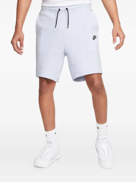 Nike logo-detail fleece shorts