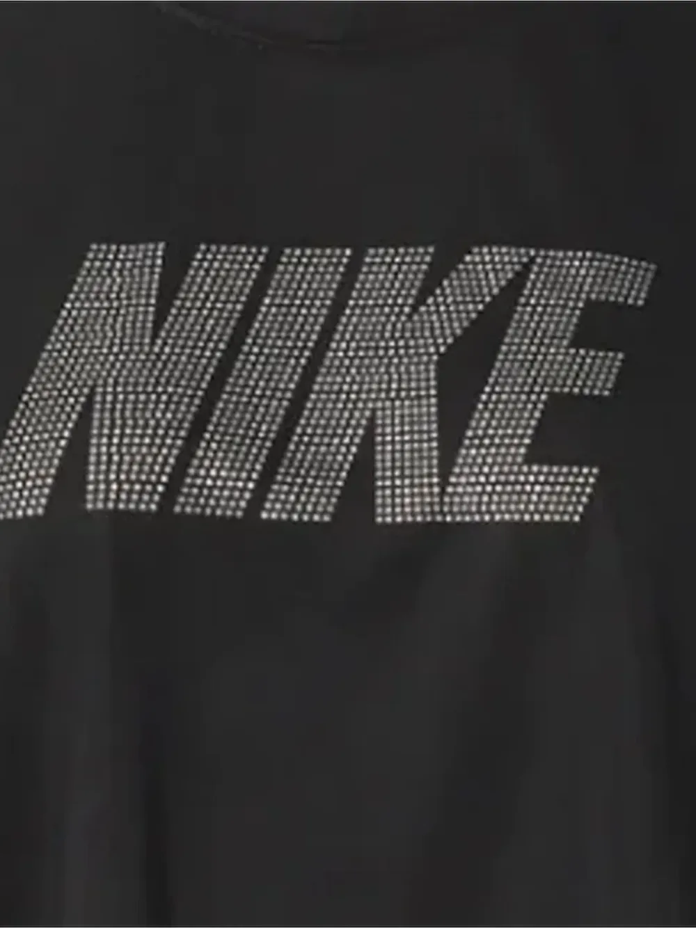Nike T-shirt met logo Zwart