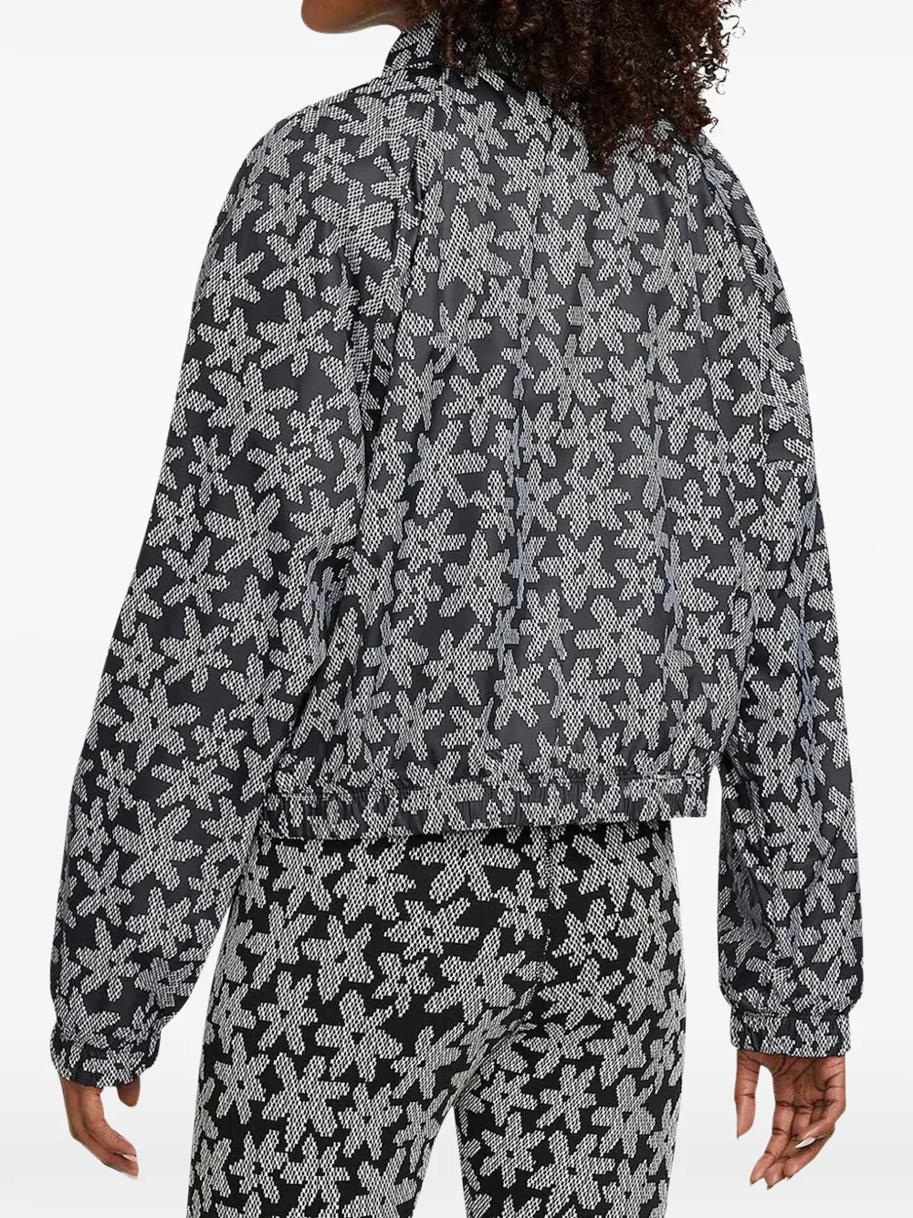  Nike Printed Woven Jacket - Black 