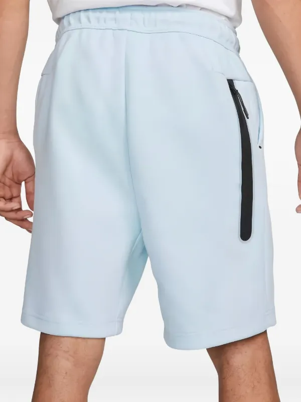nike tech fleece shorts light blue