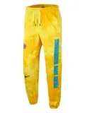 Nike tie-dye graphic-print sweatpants - Yellow