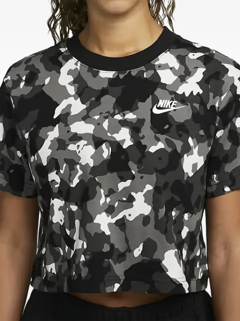 Nike playera con estampado militar
