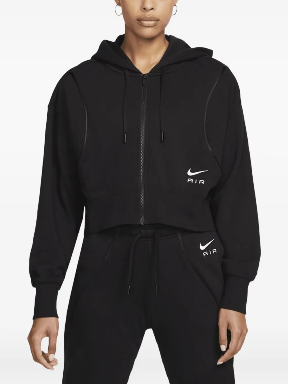 Nike full-zip hoodie | Black | Image 1