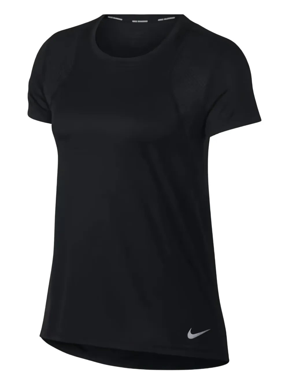 Nike mesh-panel short-sleeve T-shirt | 黑色 | Image 1