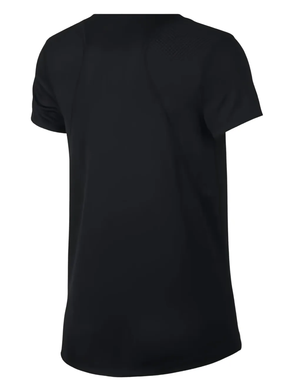 Nike Mesh-panel Short-sleeve T-shirt In Black