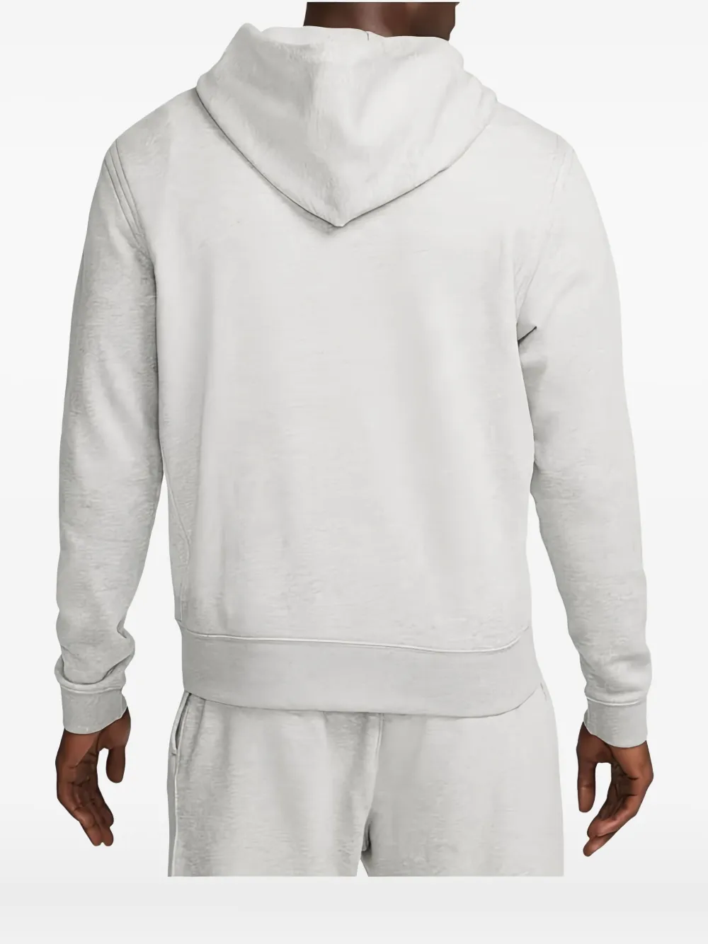 Nike Graphic-print Pullover Hoodie In Gray