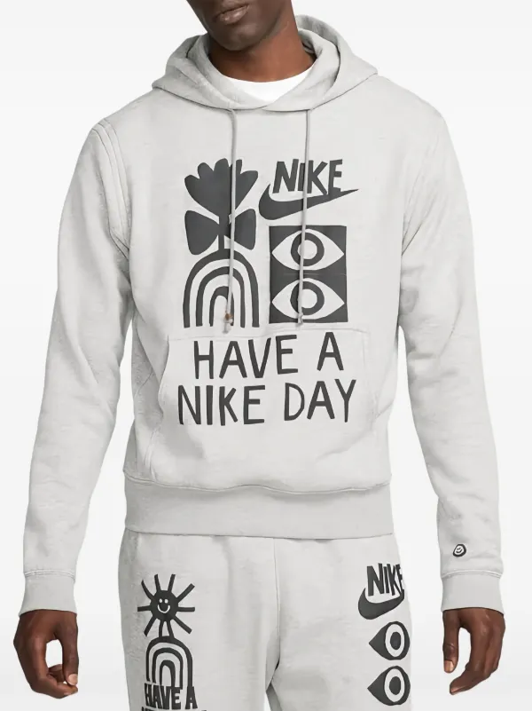 nike printed pullover hoodie