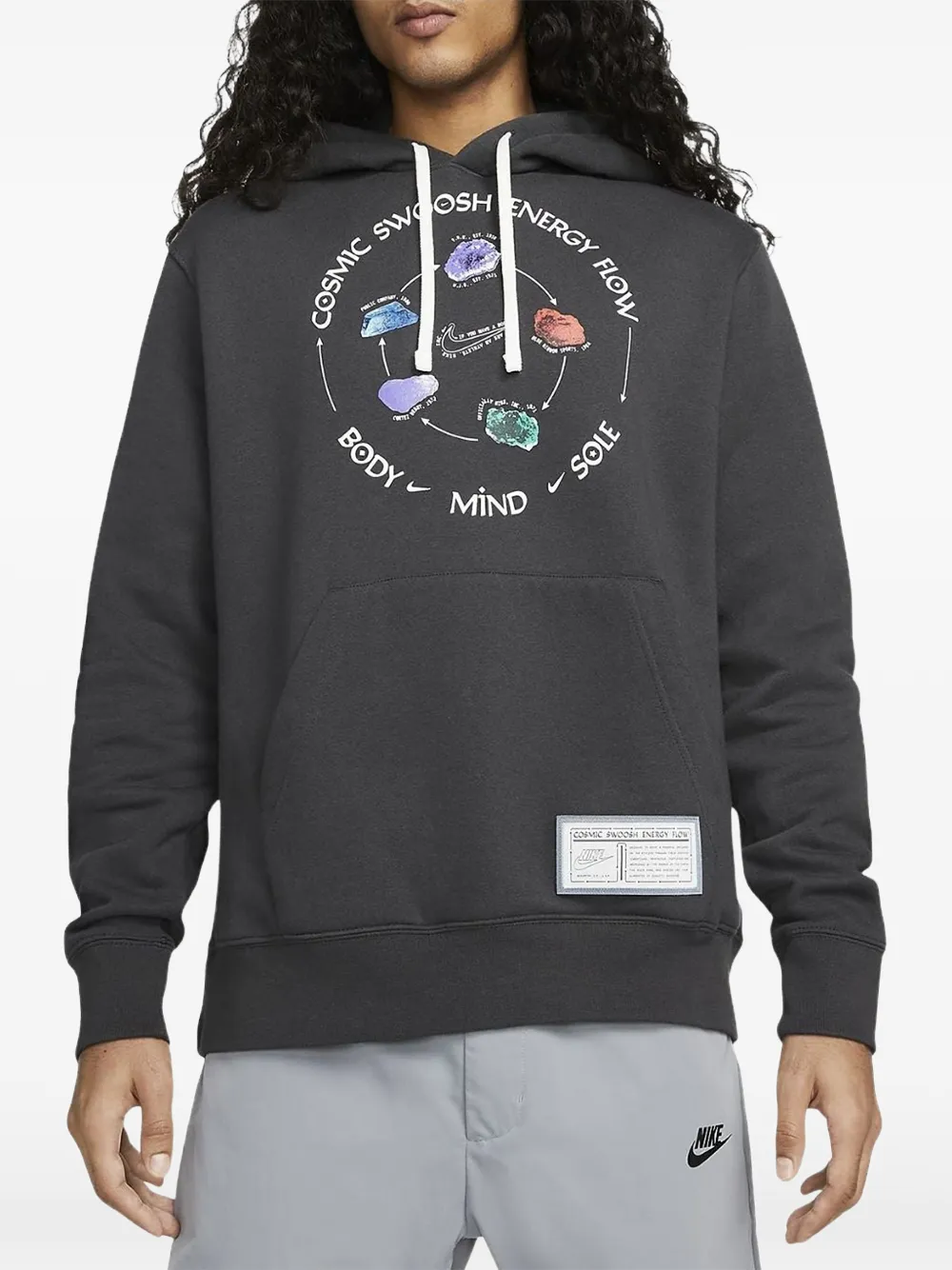 Nike graphic pullover hoodie - Grigio