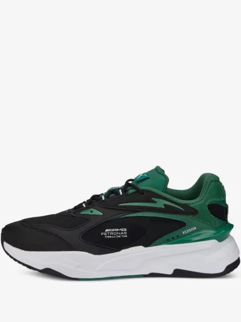 PUMA RS-Fast "Black/Deep Forest" sneakers