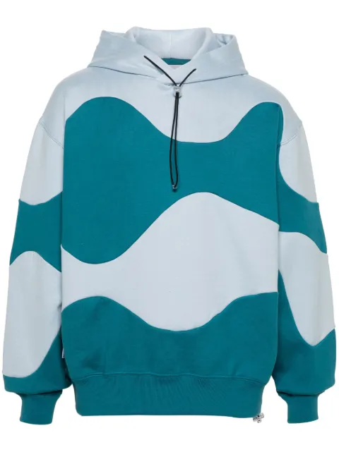 Bonsai hoodie Intarsia Waves