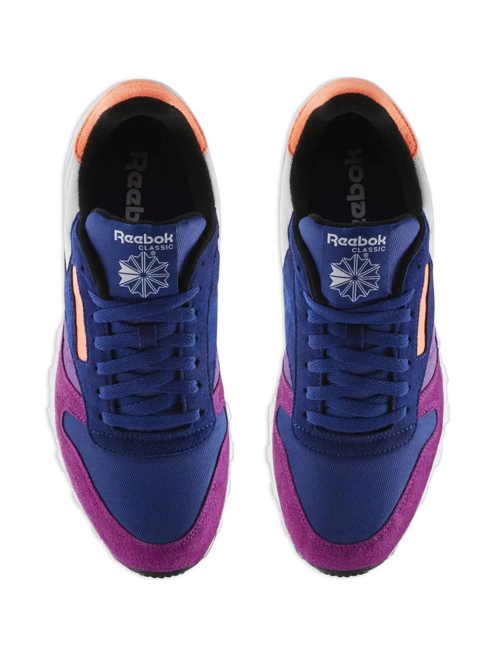 Reebok Classic Windbreaker leren sneakers Paars