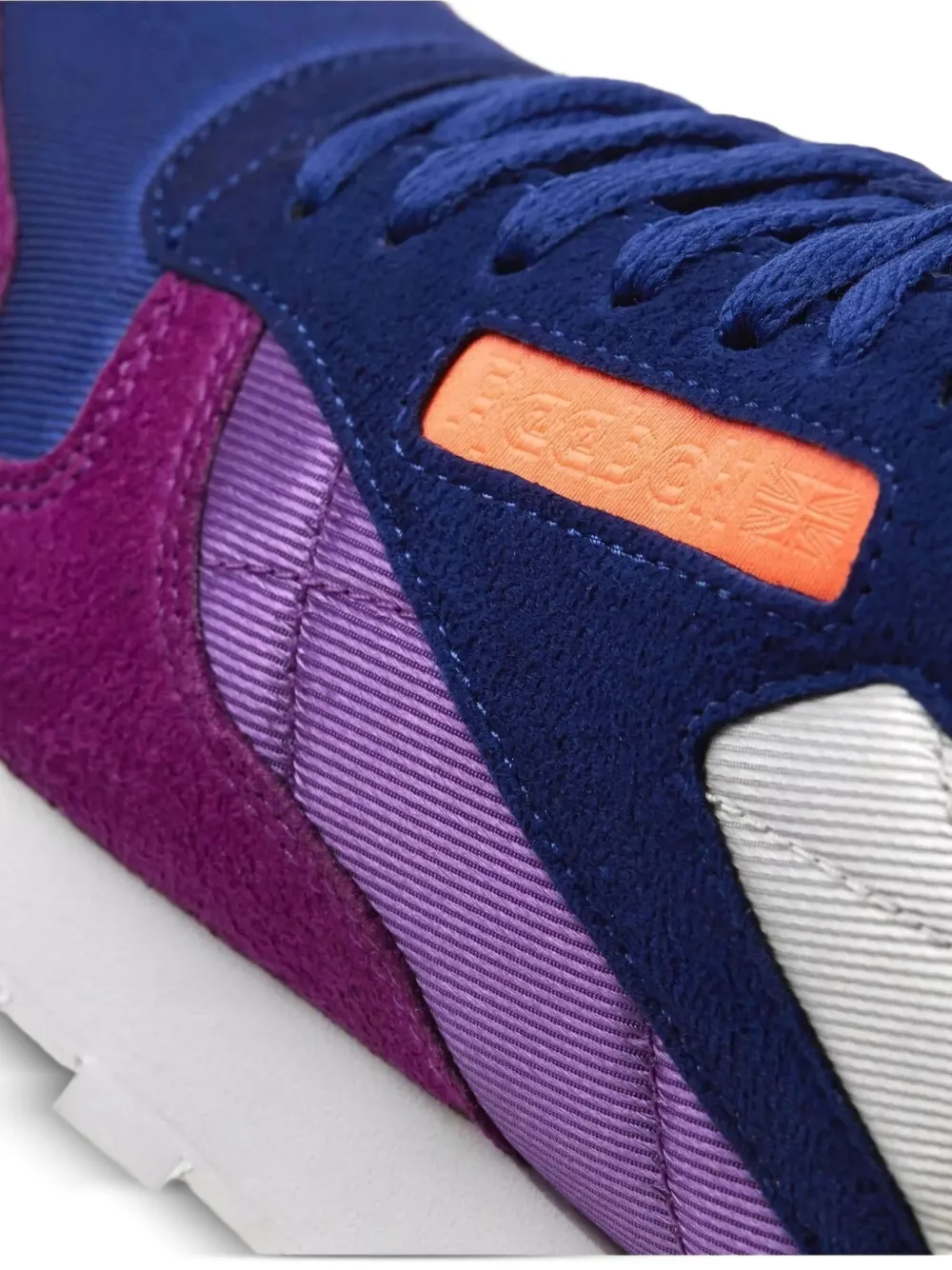 Reebok Classic Windbreaker leren sneakers Paars