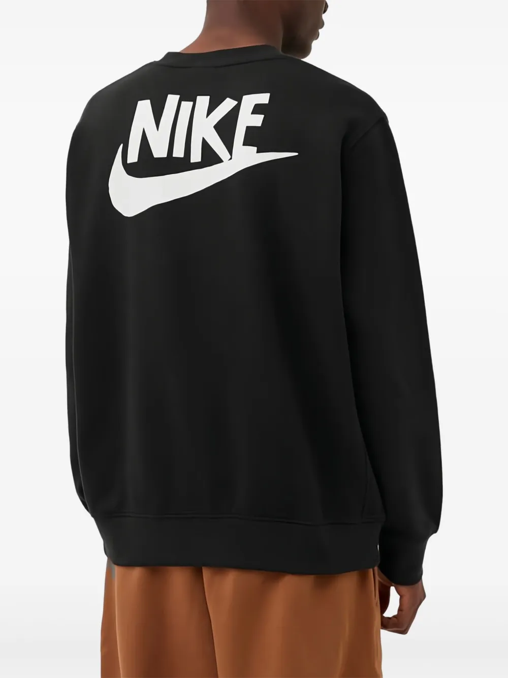 Nike Trui met geborduurd logo Zwart