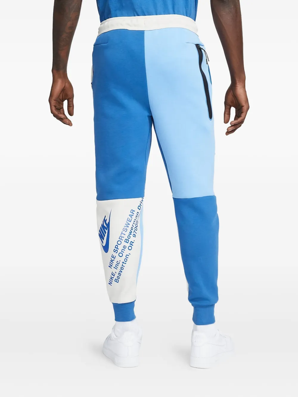Nike panelled fleece track pants | Sweatpants | Image 2