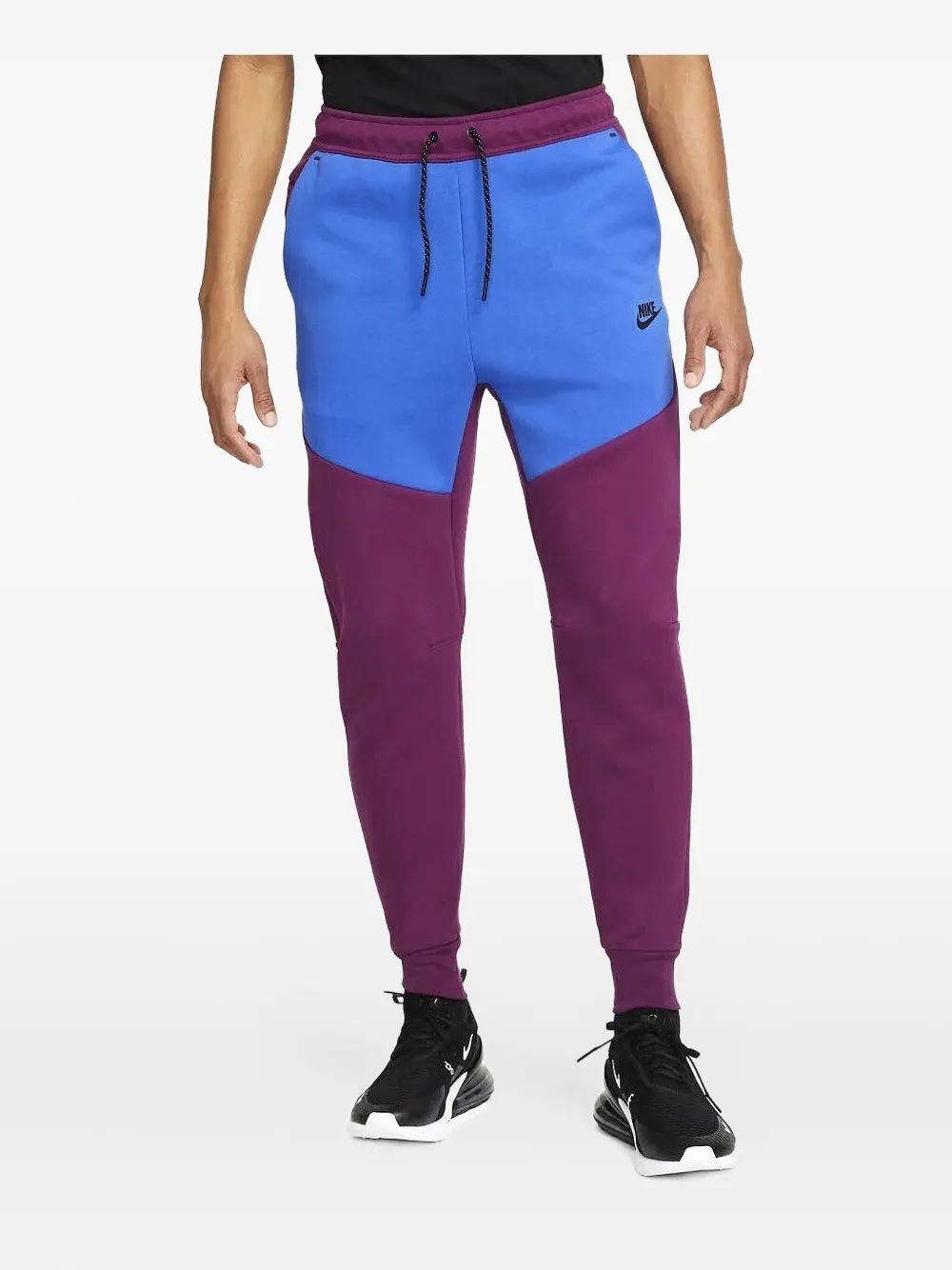 Nike Tech fleece "Phantom Black" trainingsbroek Wit