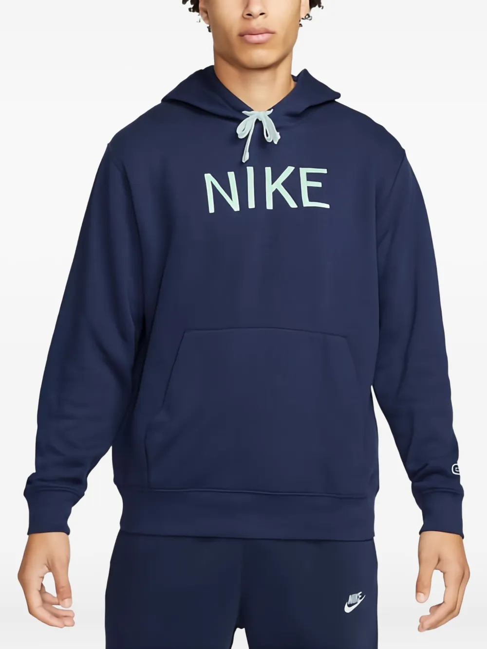 Nike Sweater met capuchon en trekkoord Blauw