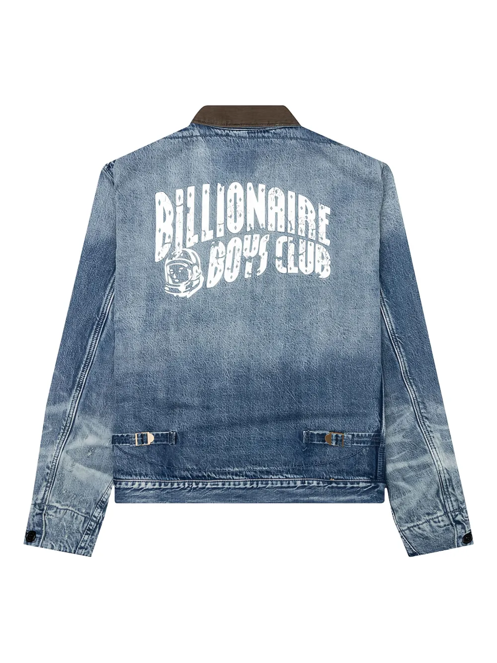 Billionaire Boys Club astronaut-logo denim jacket Blauw