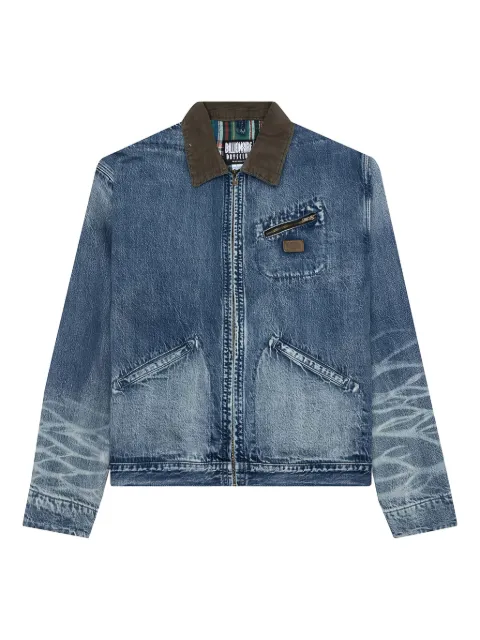 Billionaire Boys Club astronaut-logo denim jacket