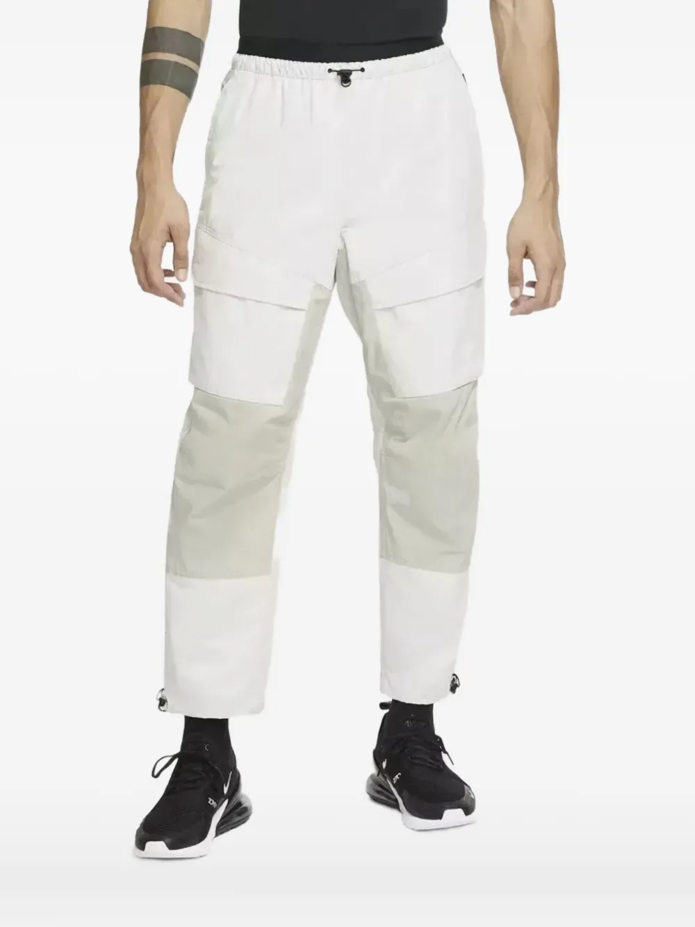 Nike panelled woven trousers - ホワイト Nike panelled woven trousers - ホワイト