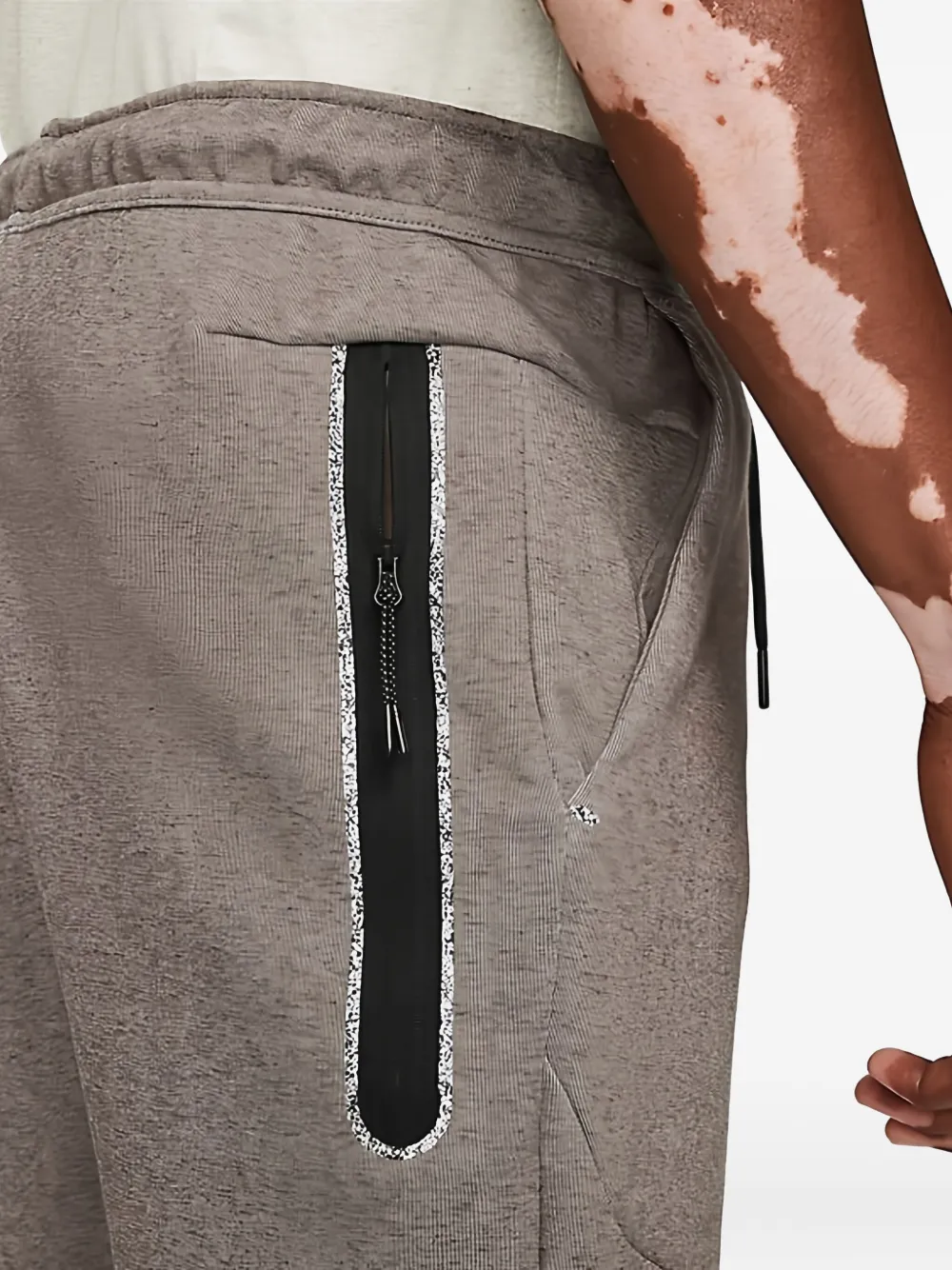 Nike Trainingsbroek met logo-detail Beige