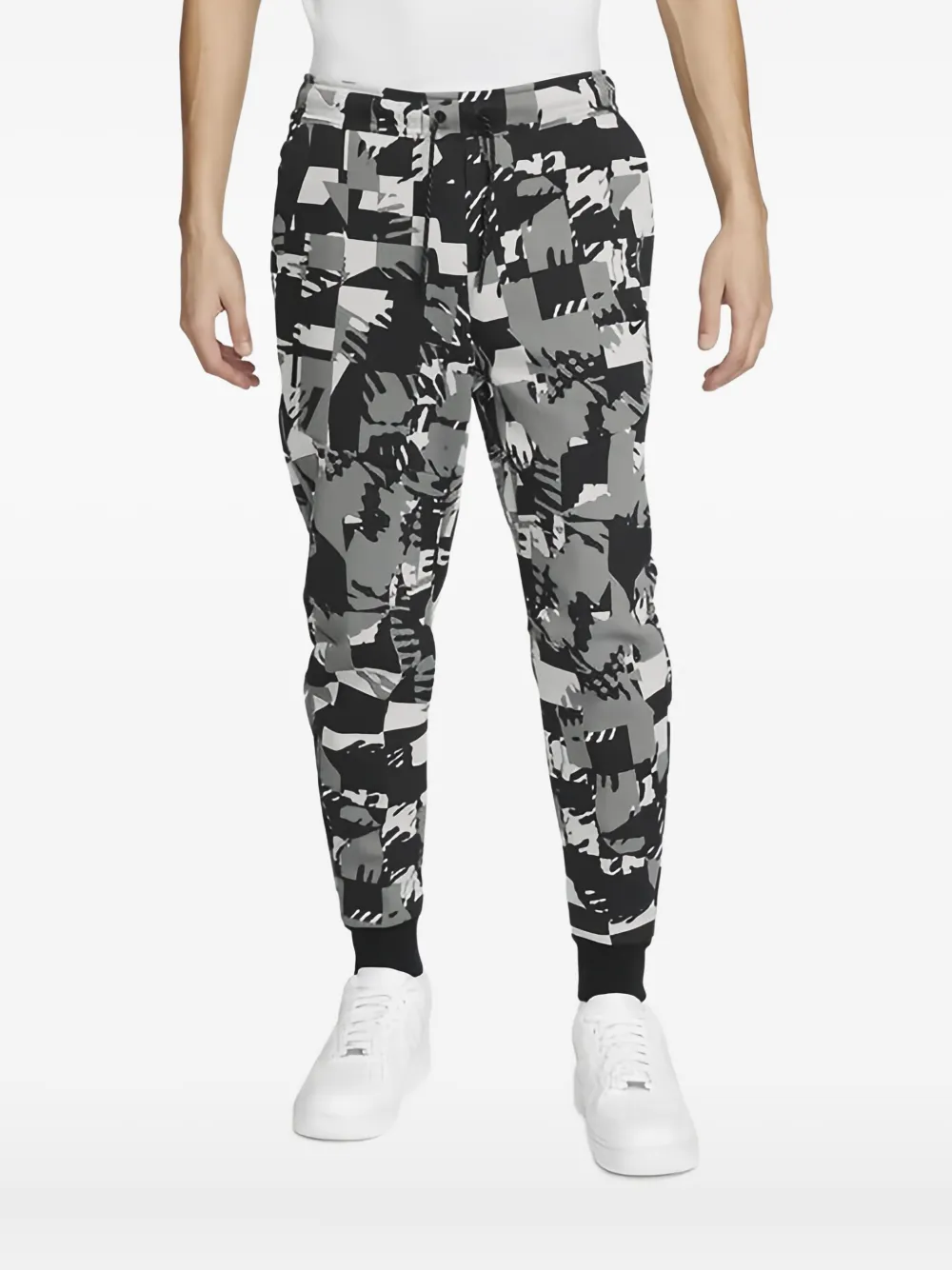 Nike drawstring-waist track pants | Black | Image 1